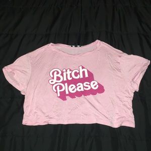 ⭐️Cropped Pink Tee⭐️